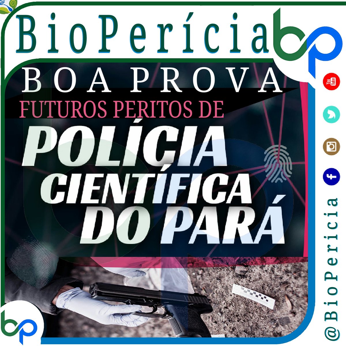BioPericia's tweet photo. #BioPerícia | https://t.co/3QCASoPi6J | #PCPA/19: #BOAPROVA  futuros #peritos de #polícia #científica do #Pará.
@BioPericia
#policiacientifica #peritoforense #peritocriminal #pmsp #policiacivil #pcdf #pcsp #alfacon #agoraeupasso #grancursos #estratégiaconcursos #pontodosconcursos https://t.co/nhxujMXnvC