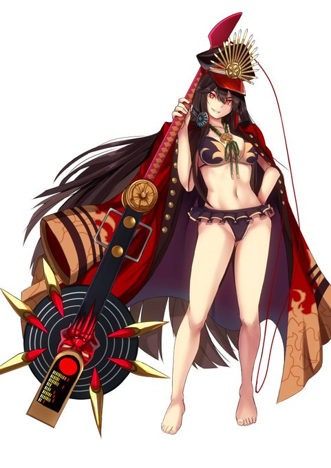 織田信長 #FGO #織田信長(水着) https://t.co/U17pwBlYQa 