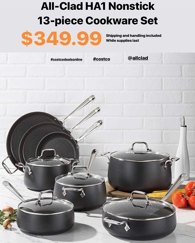 13-Piece Stainless Clad Set