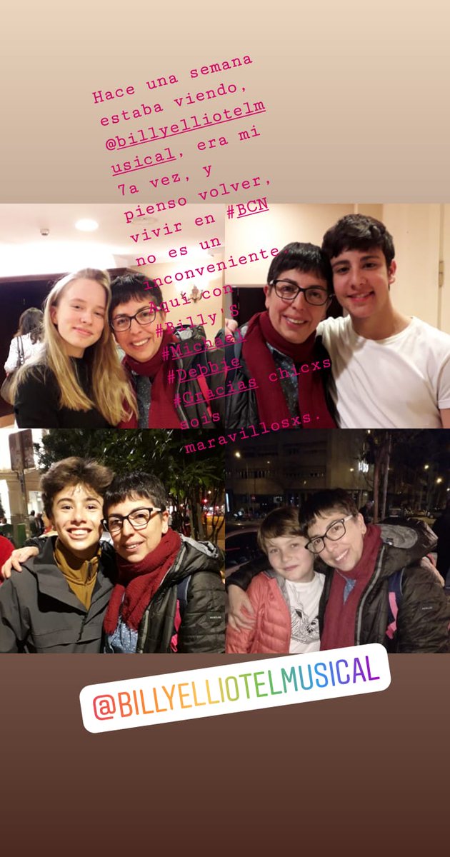 TebasMM's tweet photo. Grandiosxs estxs chicxs.
Grandioso musical
@BillyElliot_es
Y esa gran @_Natalia_Millan
Mi 7a vez...
@diegooreyh #MiguelMillán #Leire #Álvaro
@nereidaerimia (siempre un placer)
#PrimeraFila
#QuieroVolverYa https://t.co/hq22UaQuXD