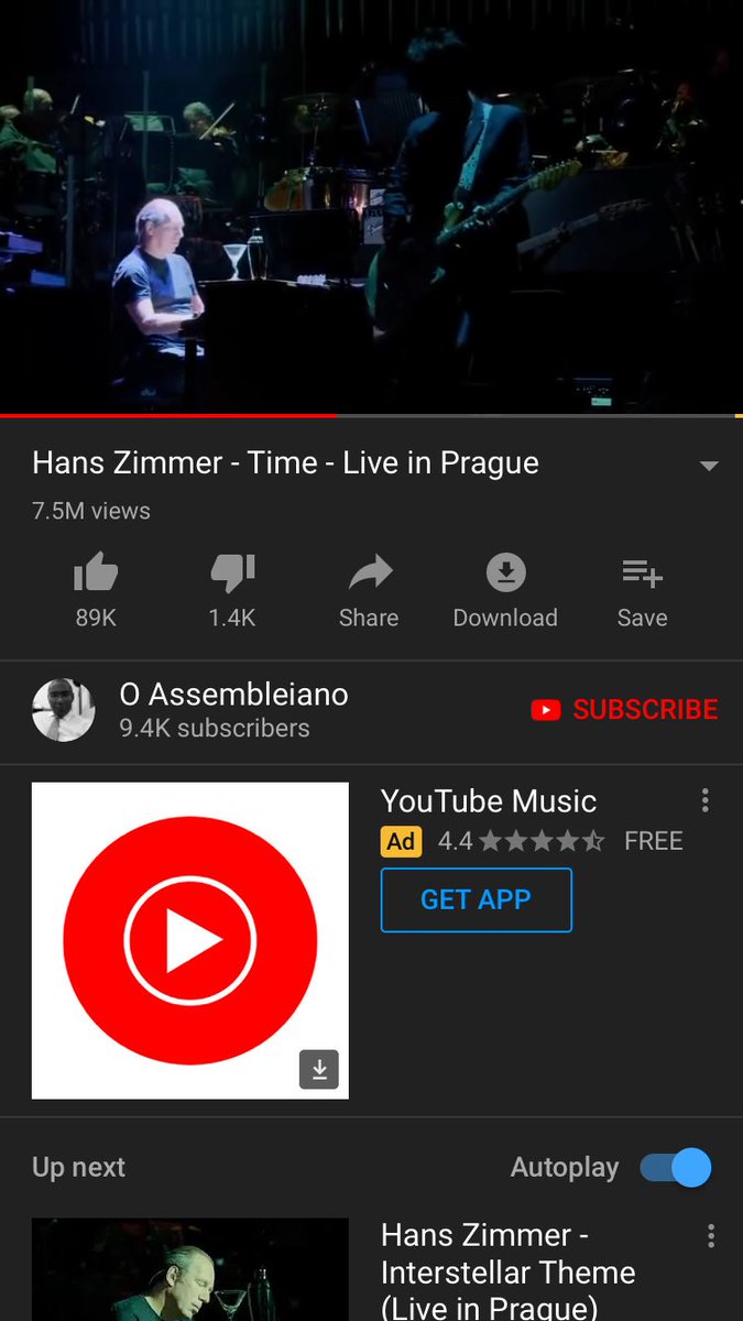 Incredible song by my biggest inspiration #hanszimmer #hanszimmerlive #hanszimmermusic #music #composer #inspiration