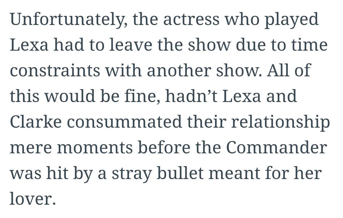 Clexasfandom's tweet image. Article | Clexa and Sanvers are #1 on "9 Beloved TV Ships That Failed Their Fandoms" 💔

Via Hypable
#Clexa #LexaMatters