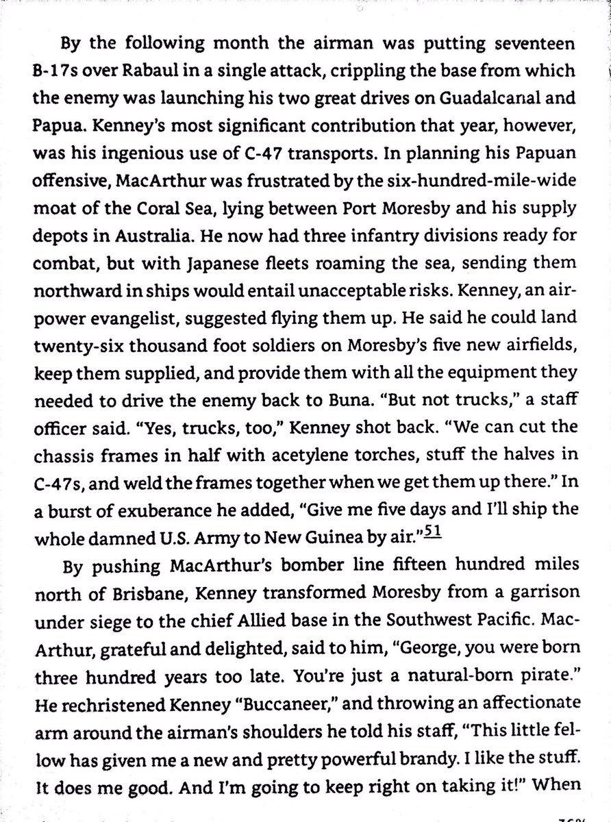 Aerial resupply kept Port Moresby in Allied hands