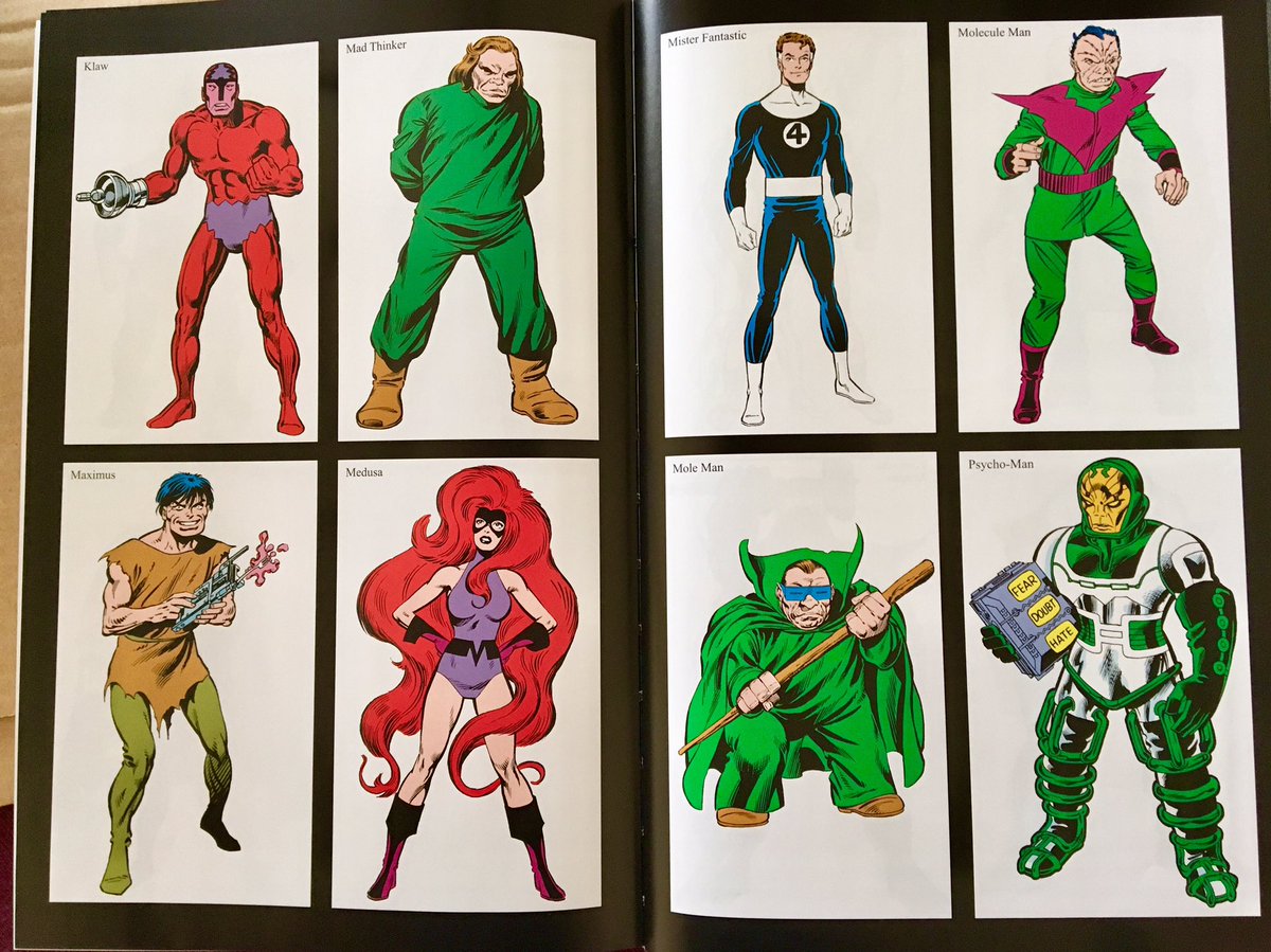 dano_cosmic's tweet photo. #OHOTMU character profiles by #JohnByrne as shown in the Byrne #FantasticFour #Omnibus Vol 1.
✨
#Klaw #MadThinker #Maximus #MisterFantastic #MoleMan #MoleculeMan #PsychoMan
✨
#MarvelCosmic  2/4 https://t.co/Ac0iFSYhIl