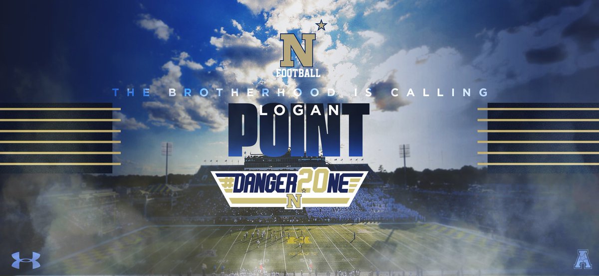LoganPoint's tweet photo. Blessed, honored, and proud to have received an offer from The United States Naval Academy!@NAVYCoachKen                                 @NavyCoachYo https://t.co/QNDTAiBSNg