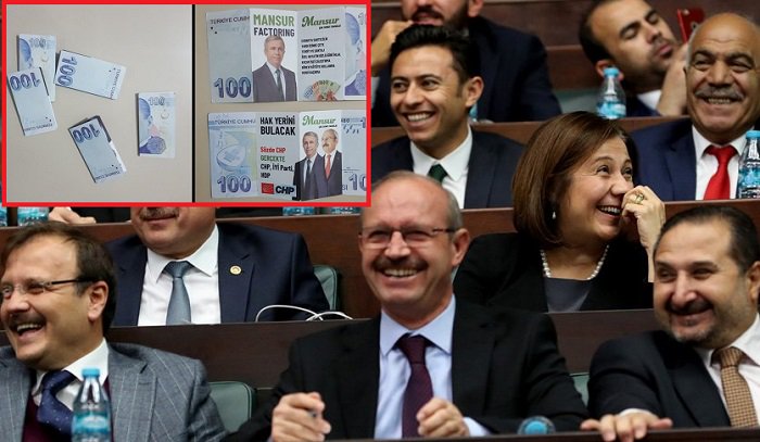 zaytung's tweet photo. Propaganda Amacıyla Ankara'da Sokaklara Sahte 100 TL Atan AK Parti'de 31 Mart Öncesi Yüzler Gülüyor: ''Ahahaha nasıl sevindi salaklar :)))'' https://t.co/GIjykNX0BW https://t.co/epGmIyDKq3