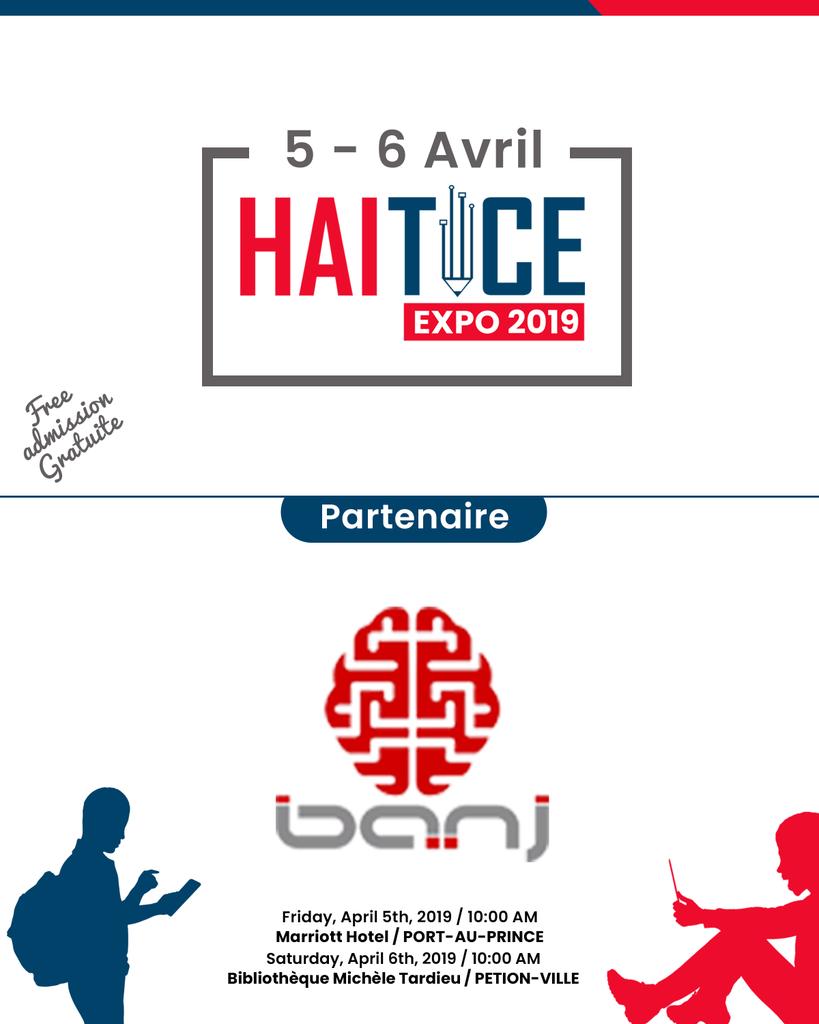 hai_tice's tweet photo. The elements are there for a succesful integration of #ICT in #education in # Haiti.The missing piece is a 
convergence of all the  resources (providers, educators, government, donors) to get there. Excited to have @banj as a partner helping us achieving this at #haitice2019 https://t.co/C2PzDi1arX