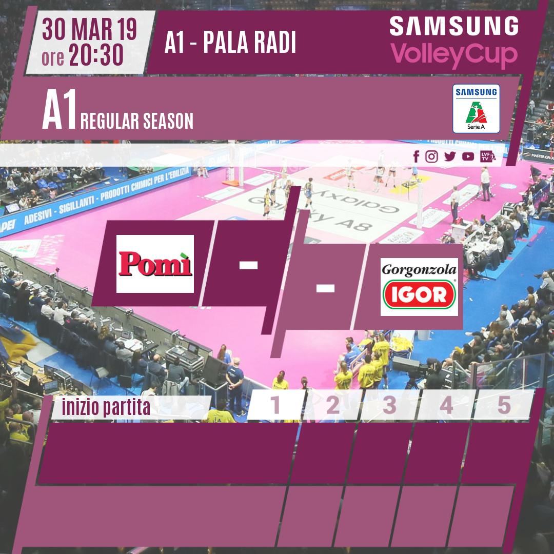 LegaVolleyF's tweet photo. #CASNOV La partita è appena iniziata! @EpiuPomiVBC vs @IGOR_Volley #SamsungVolleyCup Guarda il match live su https://t.co/VI6qRxu3Ns https://t.co/ZdOPeTSZCH