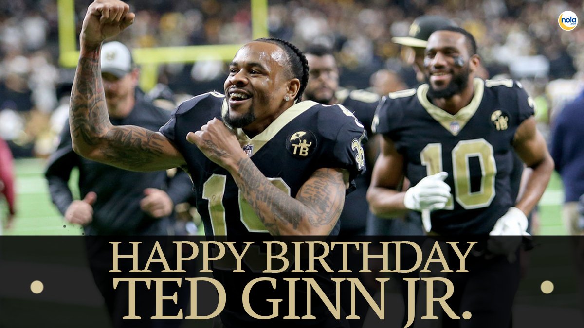 Happy birthday, Ted Ginn Jr!   