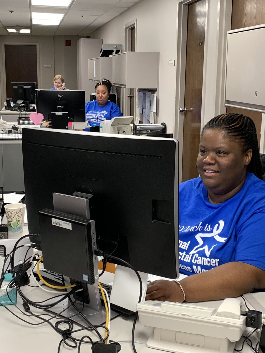 MvenuGI's tweet photo. Our dedicated @LoyolaHealth GI team wrapped up #ColorectalCancerAwarenessMonth by completing our first telethon outreach to get patients due for screening signed up for #colonoscopy. #loyolamedicine @AmCollegeGastro @ASGEendoscopy @AmerGastroAssn @FightCRC @CCAlliance https://t.co/CAQTF9dOhC