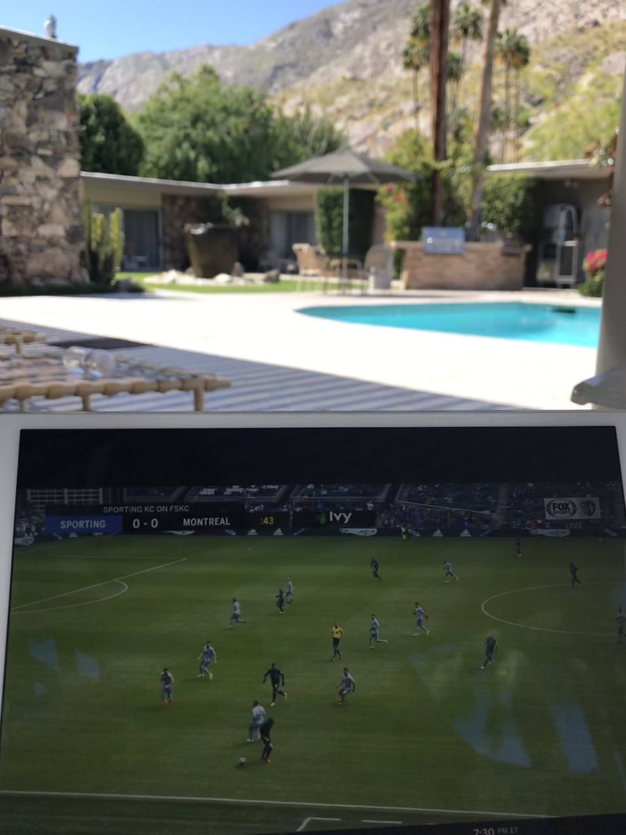 ComputerBiker's tweet photo. Not even a vacation will get in my way. #IBelieveThatWeWillWin #deserthillshotel  @SportingKC https://t.co/3bgNm6Chg7