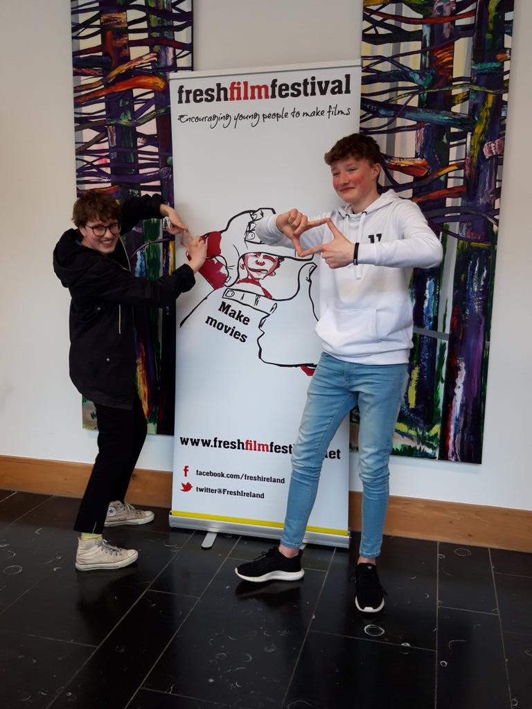 Cal, runner up of Ireland's Filmmaker of the Year 2019, was also at Súl Óg today! He gave a presentation on how he developed his career as a young filmmaker so far, by means of youtube and the friends he made in the industry! #IrelandsYoungFilmmakerOfTheYear #FreshFilmFestival