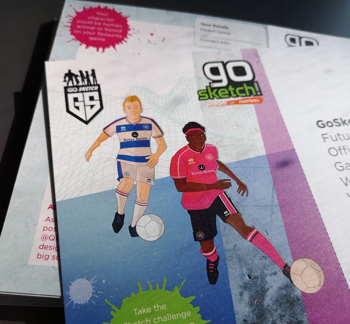 futureproofCIC's tweet photo. We're on our way to #QPRBOL where we'll be running a GoSketch challenge in the community zone. Drop by, get creative, and draw a character for a chance to win @QPR inspired GoSketch football! @QPRtrust https://t.co/x33Qmm9Q5X