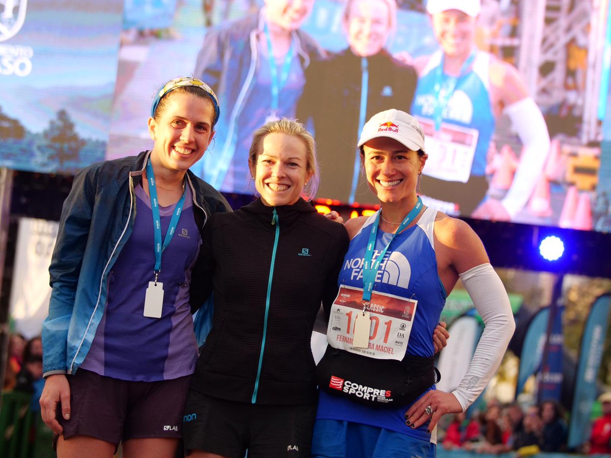 ¡Podio femenino de la categoría Classic de Reventón Trail Fred.Olsen Express!

1 - Meg MACKENZIE 02:46:49 (nuevo récord)
2 - Katie KAARS SIJPESTEIJN 03:06:11 
3 - Fernanda MOURA MACIEL 03:10:01

¡Muchas felicidades!

¡Otro récord femenino en #ReventonTrail19!