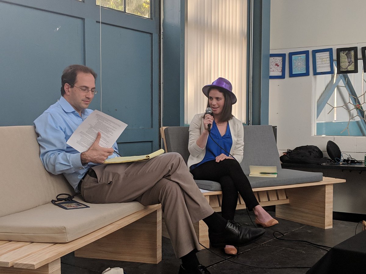 bklynbecca's tweet photo. My teacher wears so many hats! 🎩 I'm so lucky to learn from so many amazing educators. It was so exciting to see @sarahmfine and @jal_mehta share this important work with us at #DeeperLearning2019 https://t.co/xVJIteDCXX