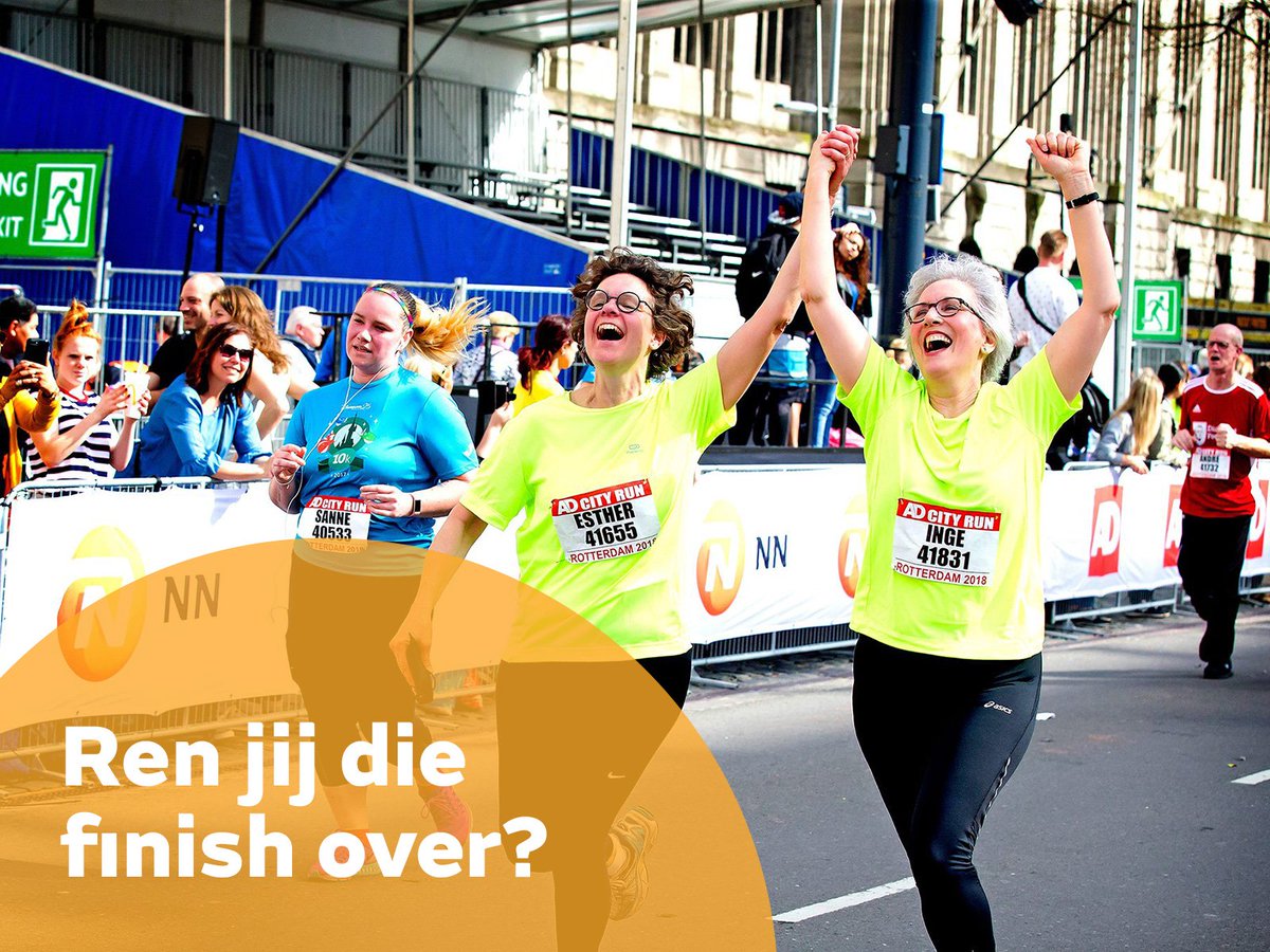 Over precies 1 week is de AD City Run. Deze run is onderdeel van de NN Marathon Rotterdam en is 4,2 km. Meelopen? Bestel je startbewijs voor slechts 100 Miles: bit.ly/CityRun2019