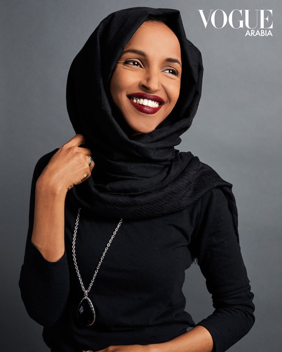 When I appeared in Vogue some leftists attacked & said anti compulsory hijab campaigner can’t be in a capitalist fashion magazine. Now they praise @Ilhan .How hypocritical. They have no problem if Vogue is pro hijab. To me fighting compulsory hijab means power beauty & resistance
