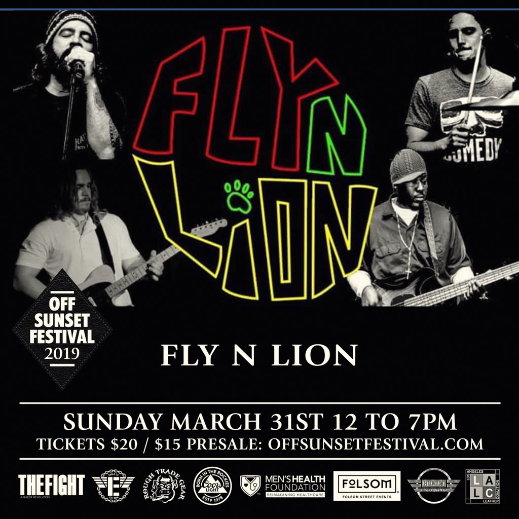 OffSunsetFest's tweet image. A fan favorite from #OffSunset2014 @flynlion hits the stage again with us at 5pm!