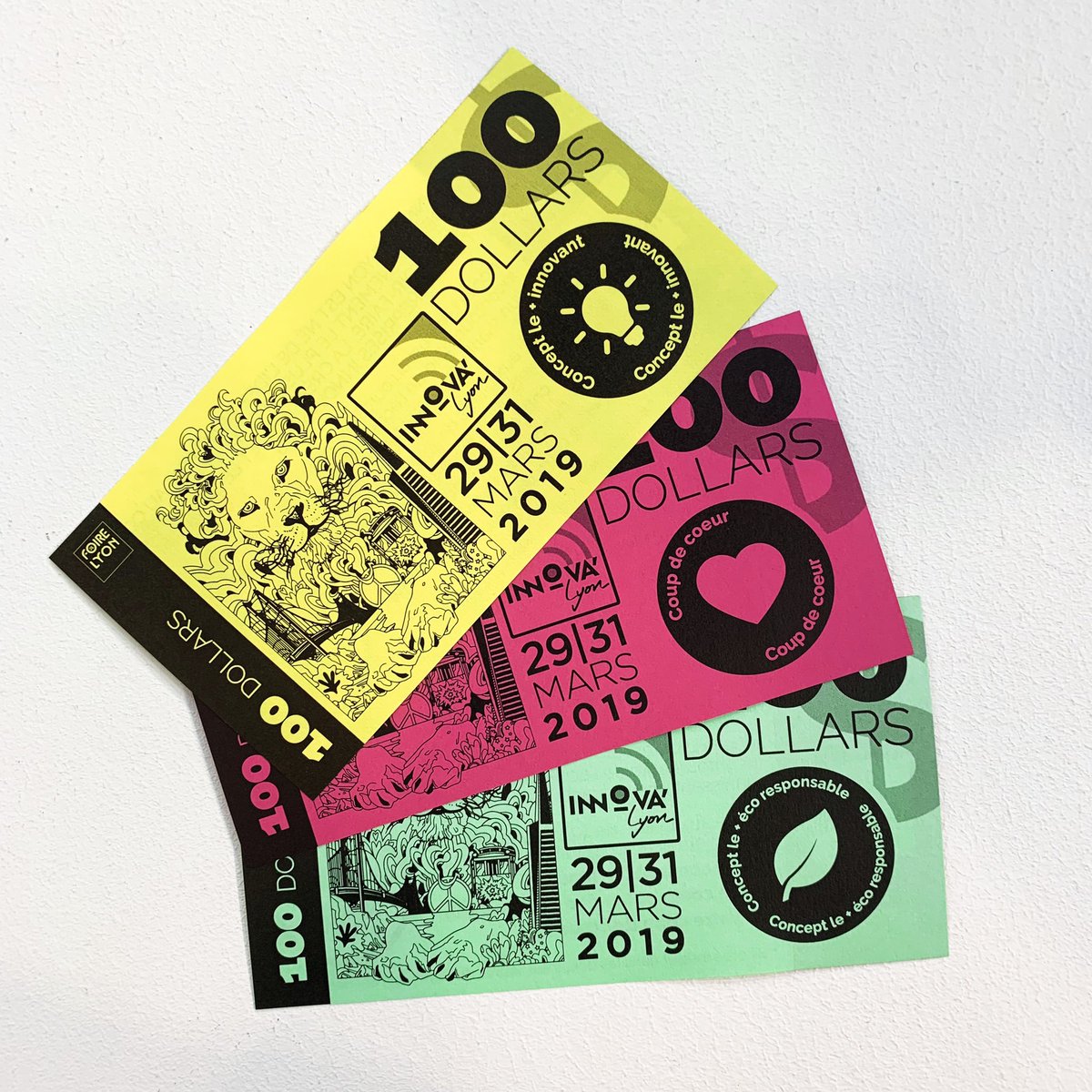 Encore une folle journée à la <a href="/foiredelyon/">Foire de Lyon</a> sur la boutique Innova’Lyon ! 
Venez nous demander ces trois billets pour élire :
👉🏻 le concept le plus innovant
👉🏻 le concept le plus éco-responsable
👉🏻 votre coup de cœur

On vous attend dès demain, à partir de 10h 🤩
#foiredelyon