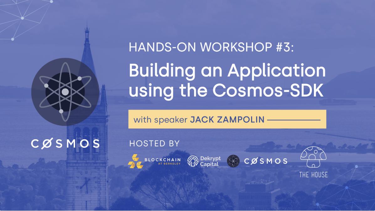 #CosmosSDK is the most powerful, programmable blockchain application framework available today. There are 80 projects and counting already using the SDK. Try it and follow along in our tutorial workshop coming up this Mon 👇

Registrations are open: bit.ly/2Hqk8to