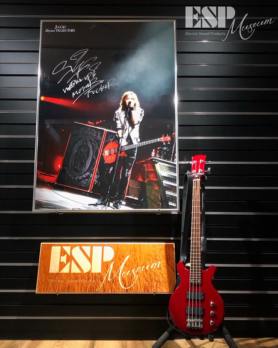 Esp Museum Hey Guys Luna Sea J Mini Bass Is Coming Esp Museum Shibuya Will Provide Real Bass For Fans To Try Untill 4 4 The Bass Staying In Museum For
