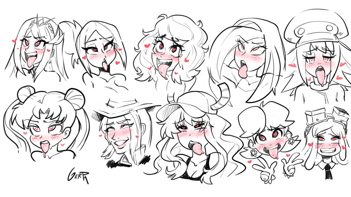 Gᛊᚱᚹᚺ on Twitter: "Ahegao Mix 🤪 Speedpaint: https://t.co/Dtw5gh6sxZ  https://t.co/e0FM83G6Sw" / Twitter