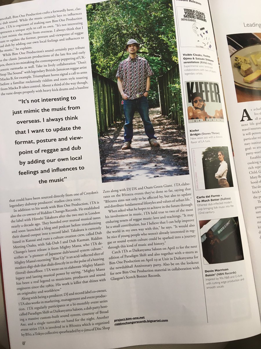 1TARAW's tweet photo. My full interview (English) on @MetropolisTokyo Grab ur copy somewhere for free. THX brian https://t.co/hix53UcKnp