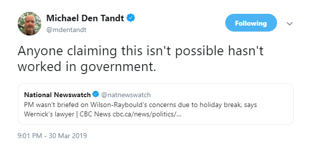 denisebatters's tweet photo. Boy, the Trudeau PMO does not sound like a hard-working bunch!
(tweet attached from a former Trudeau PMO comms adviser)
This was not my experience working in government.
#LavScam #PMOCoverUp https://t.co/lJolHN6ATV