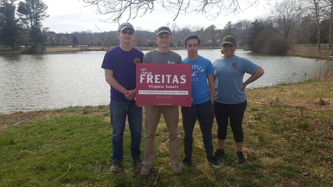 TinaFreitasVA's tweet photo. We had teams all across the district today knocking it out at the doors! Thank you to all of our amazing volunteers! Many new supporters were added to our ranks today! #TeamTina https://t.co/ho4MVUFFJp