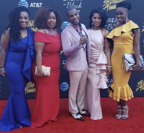 Ahhhhhhh 😱😱😱 It was such an honor meeting thee <a href="/kirkfranklin/">Kirk Franklin</a> ‼️ We put “The Love Medley” on our album 13 years ago and we finally met the man who inspired us! Thank you for sharing your gift with the world! We love you! 🙏🏾❤️ #stellarawards2019