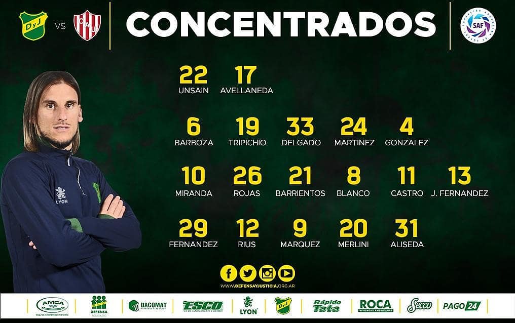CracksDelSur's tweet photo. #DefensayJusticia | Estos son los jugadores que eligió Sebastián Beccacece para enfrentar mañana a #Inion en el Tito Tomaghello!!!
Vía @pablovaldora https://t.co/hVQhu7msI5