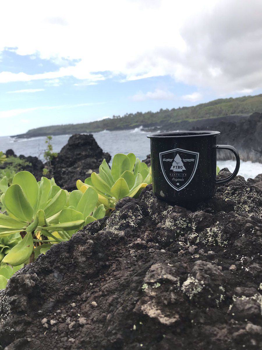 No matter where I end up, I always have a little piece of home.  <a href="/Ptbo_North_Orig/">PTBO N. Originals</a> #maui #wai’anapanapa Black sand beach