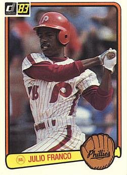 The one everyone knows: faced Jim Kaat who also faced Ted WilliamsWilliams debuted in 1939. Franco retired in 2007. They both faced the same pitcher. Ridiculous.