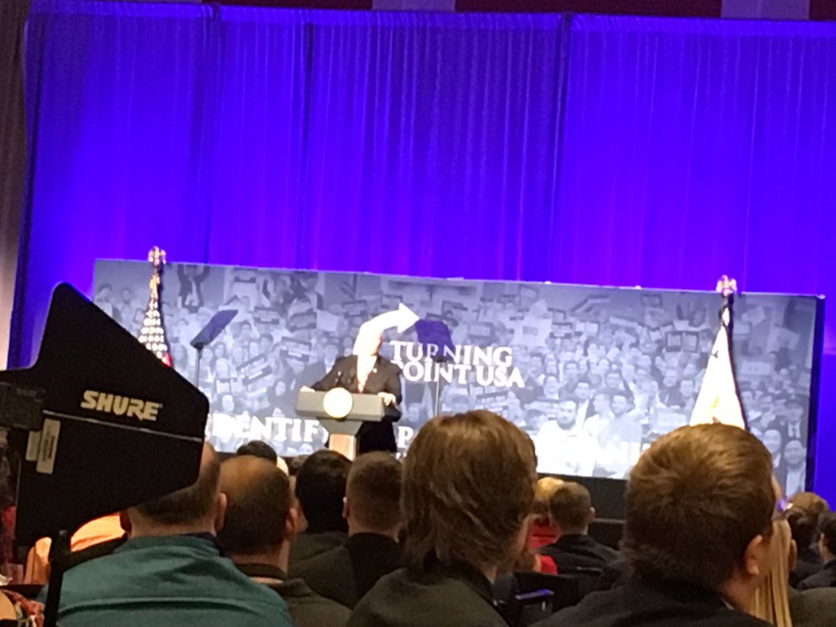 TPUSA_Creighton's tweet photo. Having a fantastic time at #MWRC2019! @TPUSA @charliekirk11 @VP @realMikeLindell https://t.co/MOKCb0iaJJ