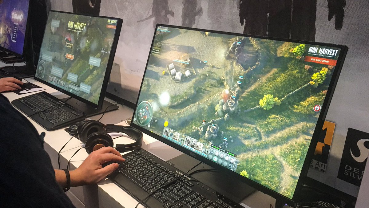 diceandconsole's tweet photo. Playing Iron Harvest @ #paxeast. @THQNordic #pcgaming https://t.co/yT1mlDhLYT