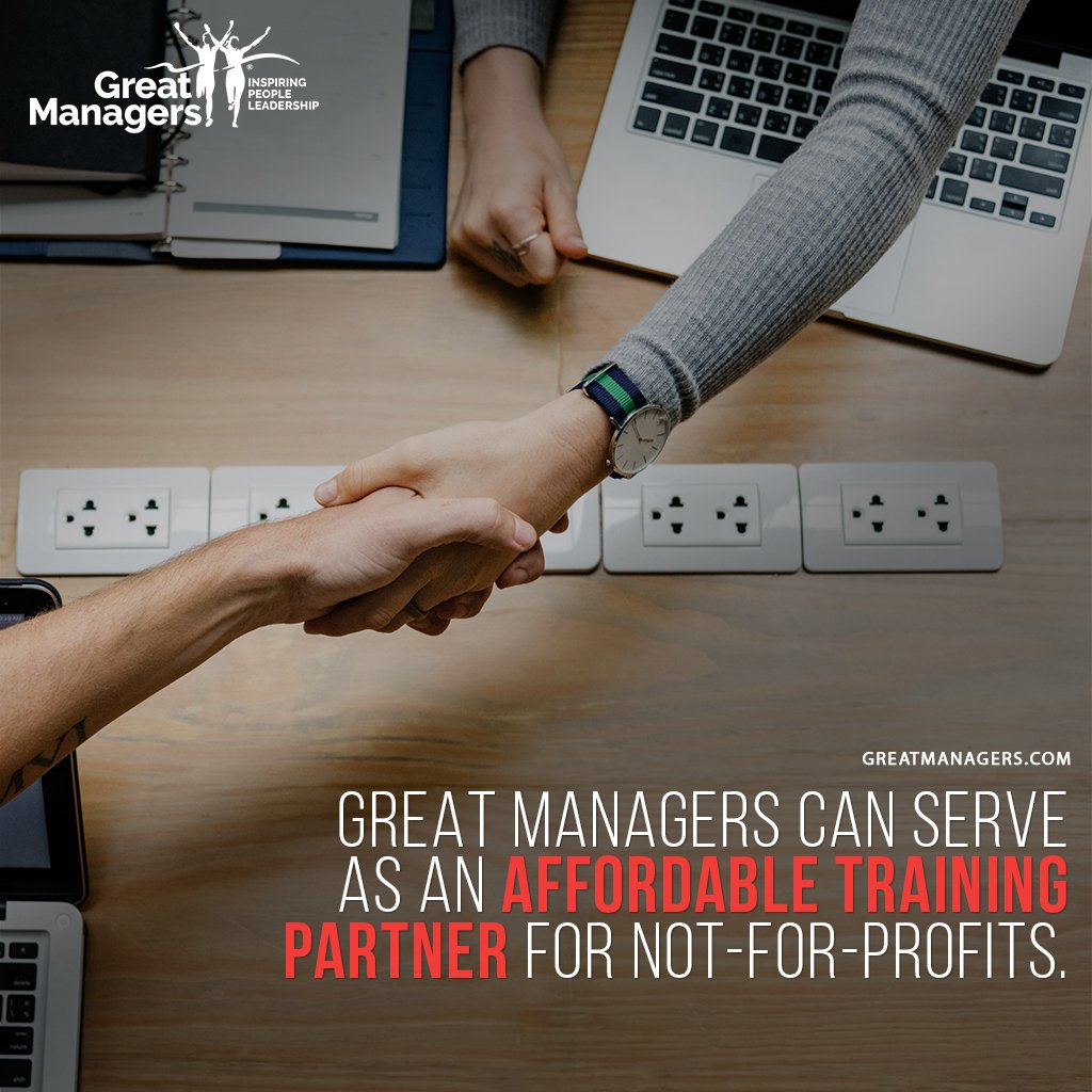 great_managers's tweet photo. Great Managers can serve as an affordable training partner for not-for-profits. If you want more info visit => https://t.co/SMTuKLeQAd #trainingpartner #notforprofits #leadershipskills #leadershipdevelopment #peoplemanagementexpert #greatmanagersacademy #greatmanagersau https://t.co/LJJAjogkpt