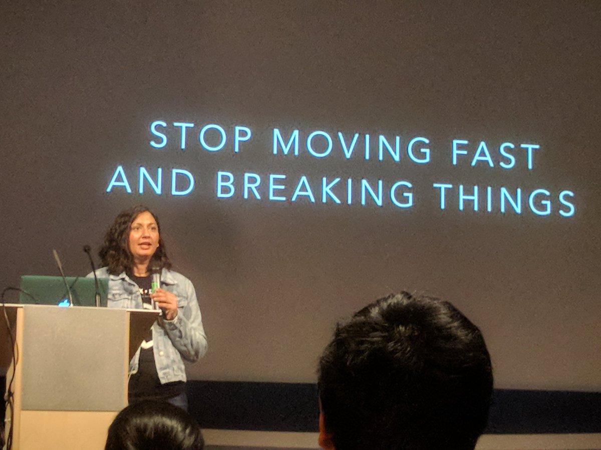 thelongshanx's tweet photo. "Is tech debt a barrier to making ethical decisions?" and so many more insightful gems
If you are in tech, you should be required to watch @soniagupta504 talk about Digital Ethics #DevOpsDays #DevOpsDaysYVR https://t.co/5udjZGBzYE
