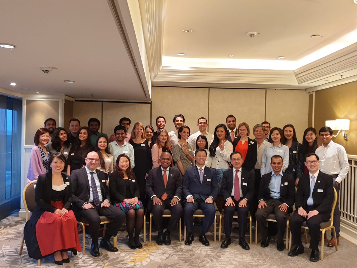 NTUAA_DE's tweet photo. The start of a new chapter for #NTU #Alumni #Germany graced by Prof Subra Suresh, Prof Alan Chan and Ambassador Laurence Bay in #Munich, our #academia and #corporate partners. Thank you!
@NTUsg @Vossstrasse17 @GermanyinSGP @FrankfurtSchool  @hdm_stgt @TU_Muenchen @guido_gianasso https://t.co/JMBHqhsvTS
