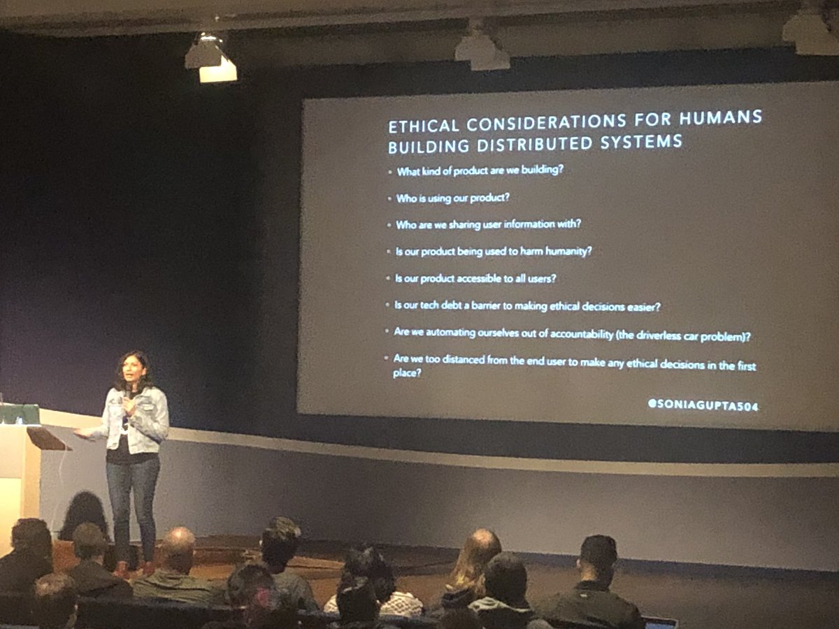 devopsdaysyvr's tweet photo. @soniagupta504 just finished up our speaker talks for DevOpsDays Vancouver 2019 with an amazing talk around Digital ethics in an unethical era #devopsdaysyvr https://t.co/R1Qn0bXfQ5