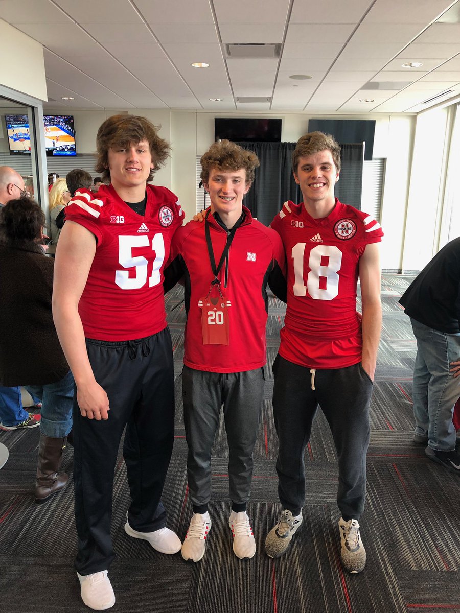 jettjanssen1's tweet photo. Junior day at Nebraska. Thank you for having me @coachwilhite ⚪️🔴 https://t.co/PLd7oscPFP