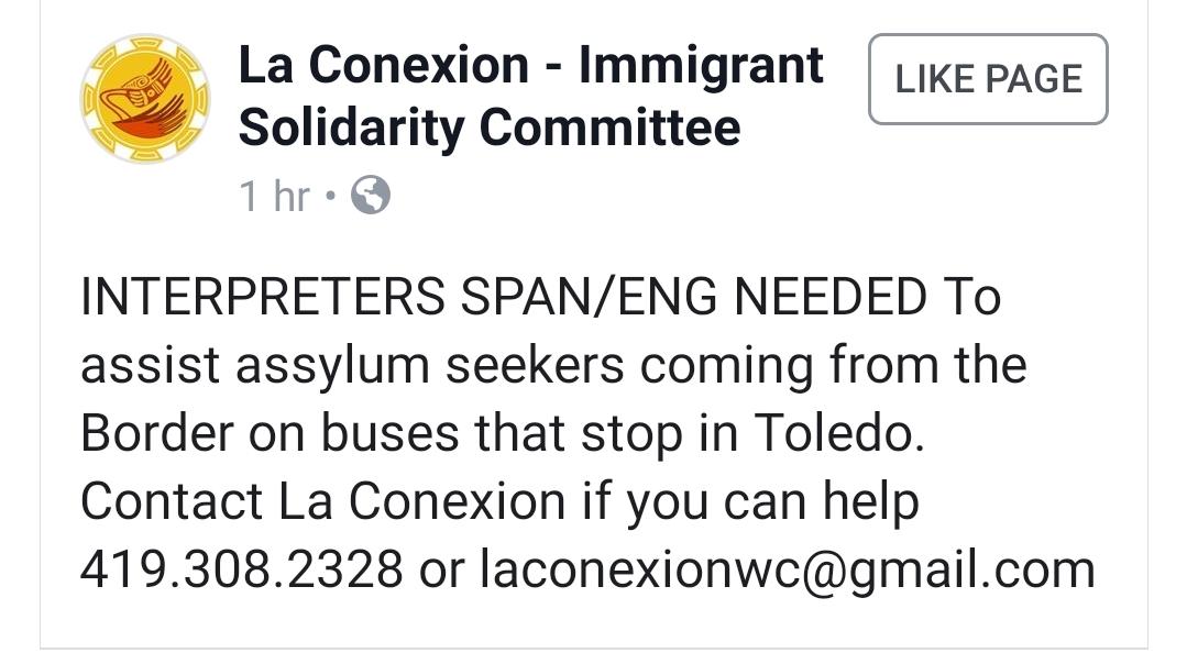 DrAngelicaTello's tweet image. #interpretersneeded #assylumseekers #Toledo
