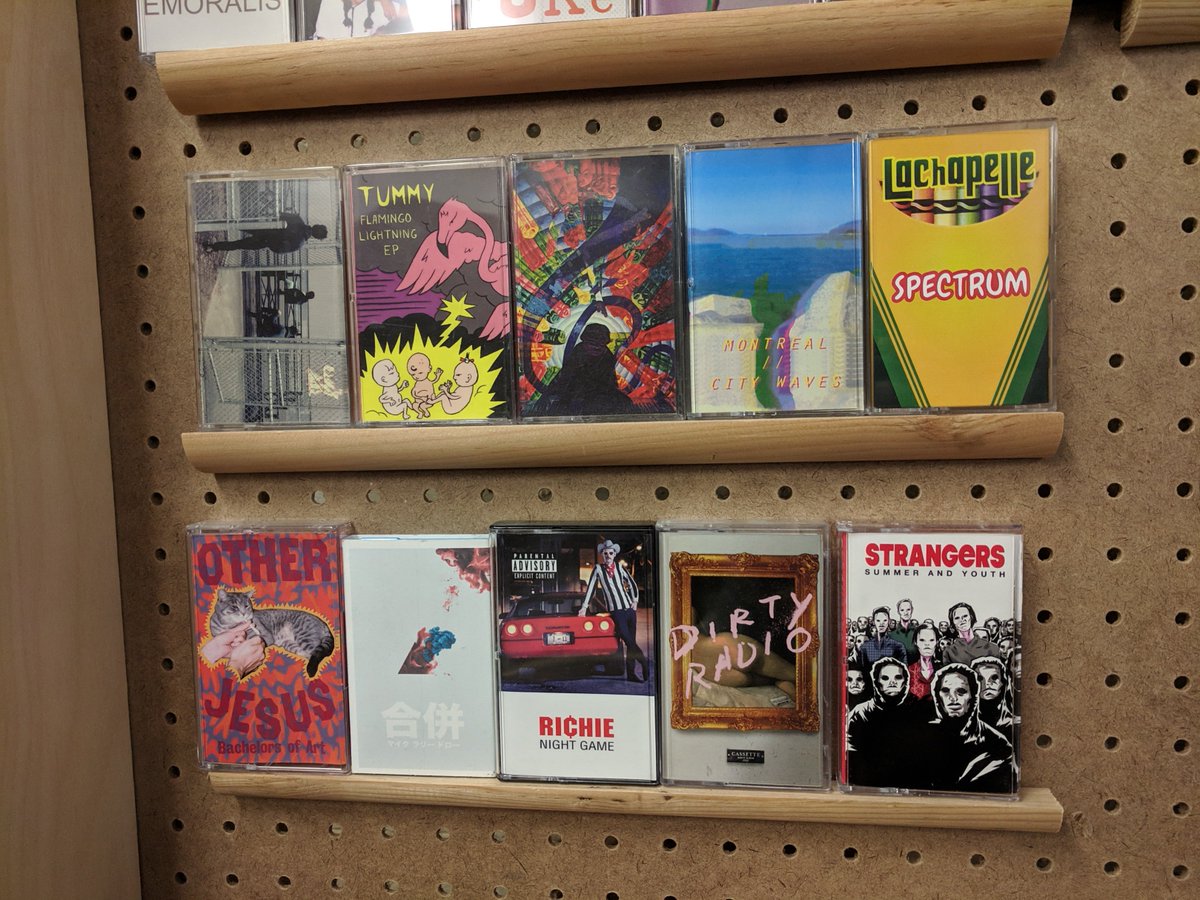 Looking to pick up a #cassette copy of Strangers? You can now find the album at @ShopDupe in Toronto. Stop by 1185 Bloor St W. and ask the friendly staff for some Summer and Youth! 😃