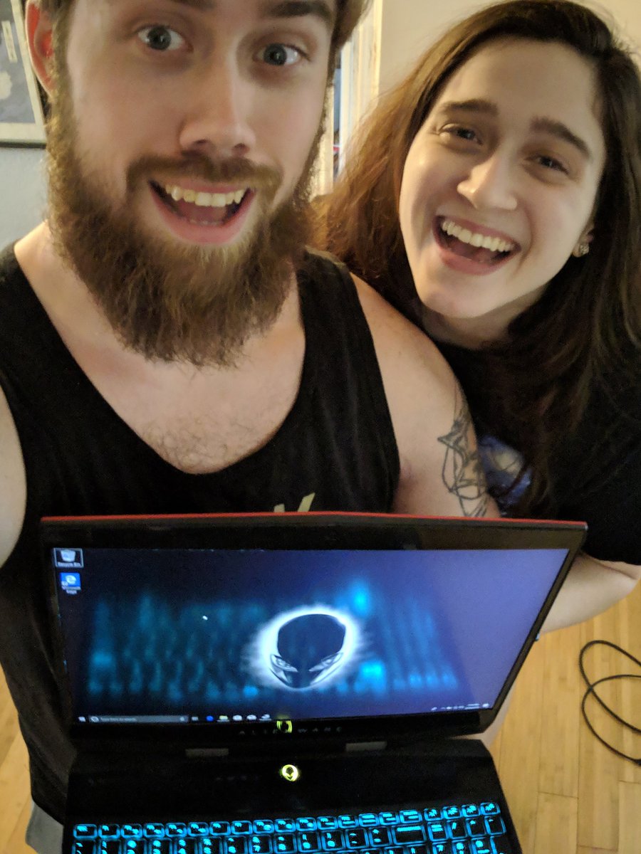 Thank you <a href="/Dell/">Dell</a> and <a href="/Alienware/">ALIENWARE</a> for the awesome m15 laptop from a <a href="/SXSWGaming/">SXSW Gaming</a> contest! Runs like a charm. #ALIENWARE