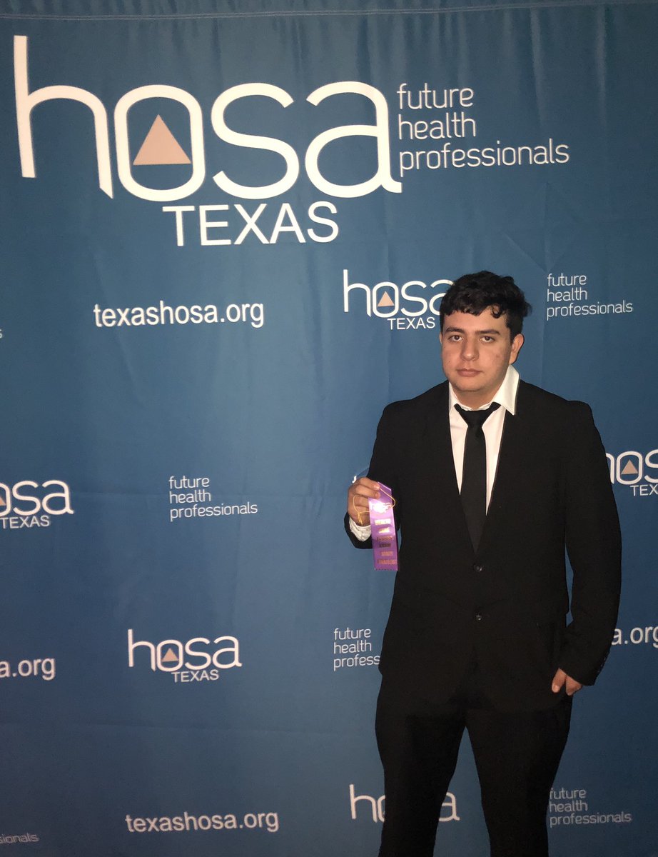 Congratulations to our Lobo Adrian Martinez for advancing to HOSA Internationals #healthcareissues #Orlandoflorida