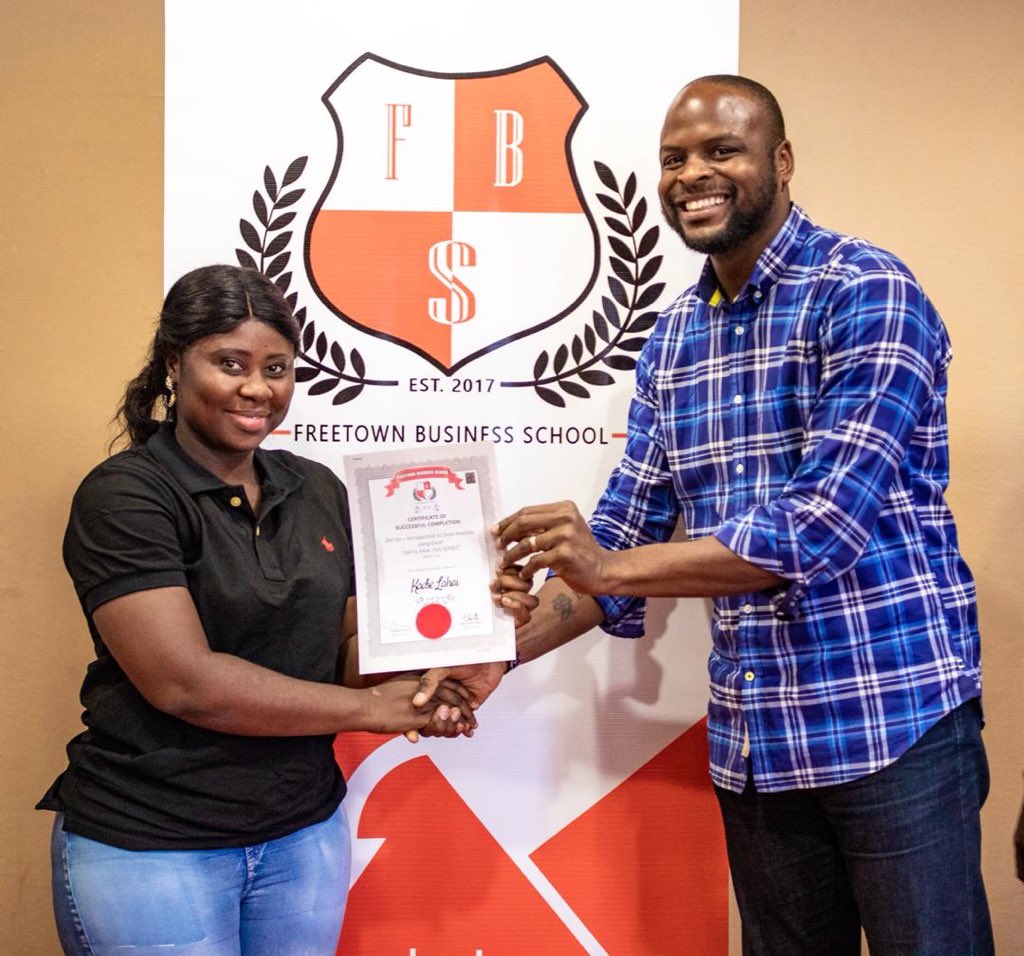 kibobofred's tweet photo. And it's a wrap for @FBSedusl's Data Analysis course. I was the Lead Facilitator. We live in the 'Digital Age' making Data Analysis an important skill to possess as organisations should rely more on data-driven decisions. #PassingKnowledge #QualityEducation #SaloneTwitter 🇸🇱 https://t.co/ZiLDe4basG