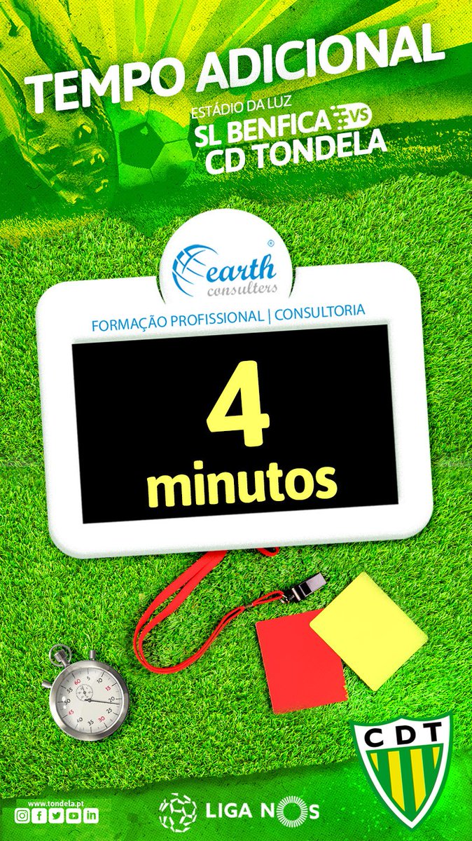 CDTondela1933's tweet photo. Tempo de compensação ⌚
#SLBxCDT #juntos #SEMPRETONDELA https://t.co/6hCY3Clg6o