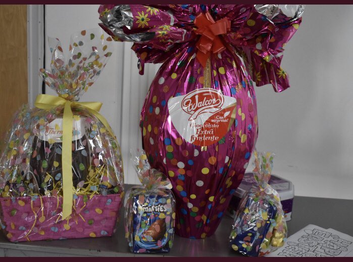 We are selling raffle tickets on behalf of  <a href="/stmarysbath/">Saint Mary's</a>  school  it’s for some amazing 🐣 Easter treats 😍looks at the HUGE EGG ONLY £1 a strip 😛 come grab some tickets !!!!!!