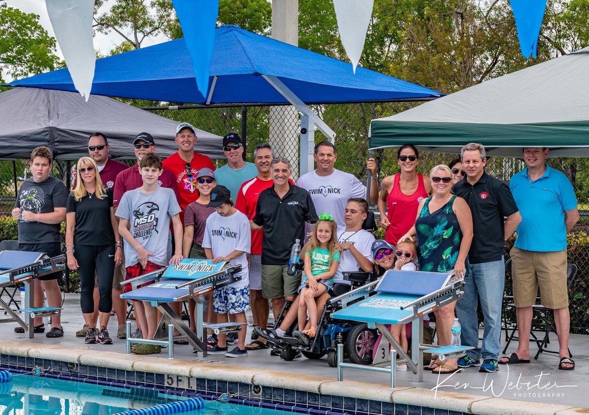Parkland_Buddy's tweet photo. Great turn out of Parkland Buddy Sports board members and athletes to support #swim4nick and the @Nicholasdworet1 ❤️🏊‍♂️ @Coachandy18 https://t.co/6MbXNkwo71