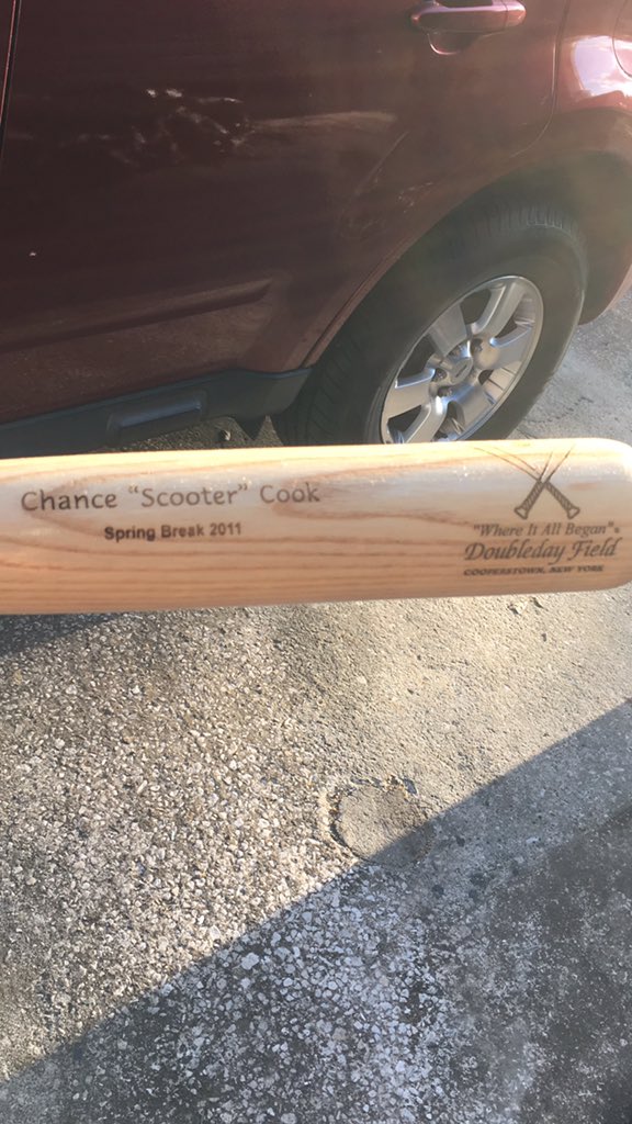 Chance94Cook's tweet image. I once played baseball in Cooperstown, NY where I was announced Charles Cook and @peppy3436 was Palshanko. #SpringBreak2011