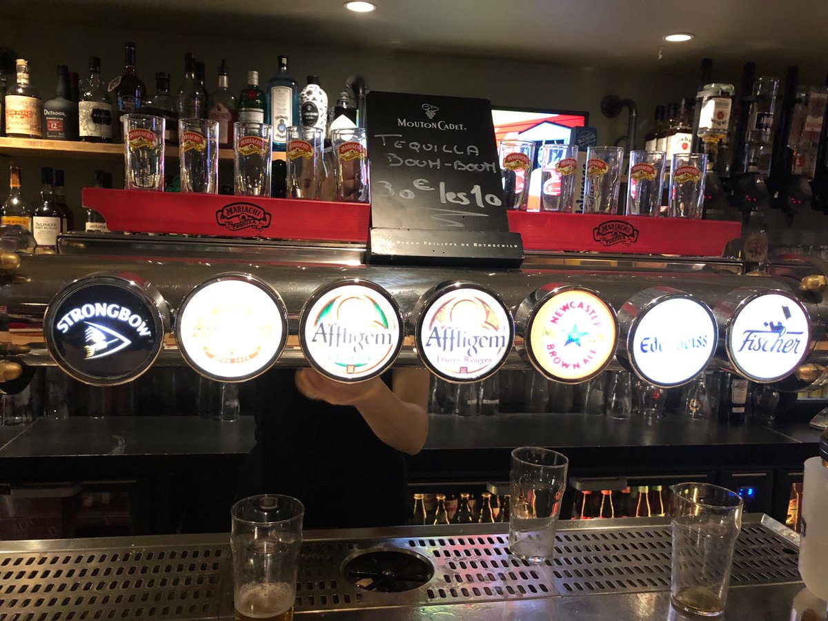 Interesting beer choices #allezsaints